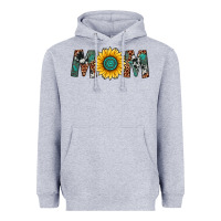 Heather Grey sunflower mom Heavyweight Hoodie - Artiststas