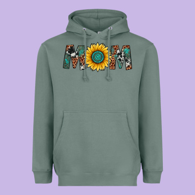 Sunflower Mom Heavyweight Hoodie Designed By Artiststas
