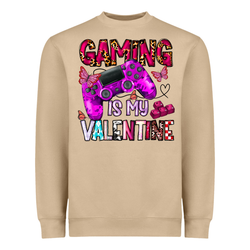 Gaming Is My Valentine Heavyweight Sweatshirt by CowhideDigitalArt | Teevron