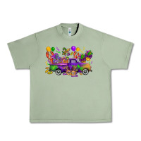 Oil Green mardi gras truck Urban Heavy Tee - CowGirlArtShop