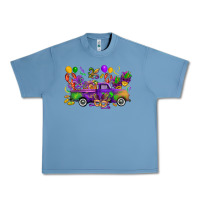 Pebble Blue mardi gras truck Urban Heavy Tee - CowGirlArtShop