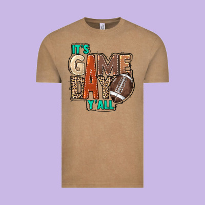 It's Game Day Y'all Vintage Tee Designed By Howdyjamesfarm