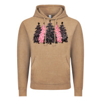 Vintage Coffee pink christmas trees Vintage Hoodie - CowGirlArtShop