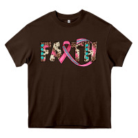 Chocolate Brown faith Heavy Core Tee - JahusDesignShop
