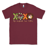 Burgundy Xoxo the original love letters Classic Tee - NancyCooperArtShop