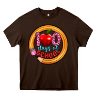 Chocolate Brown 100 days of school Heavy Core Tee - Artiststas