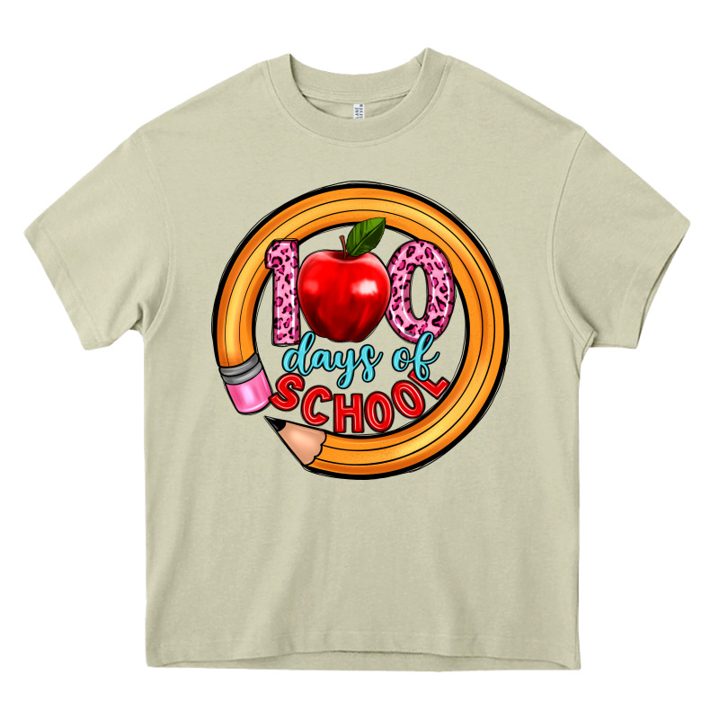 100 Days Of School Heavy Core Tee by Artiststas | Teevron