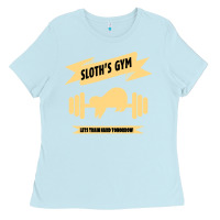Baby Blue Sloth s Gym Ladies Tee - Bettercallsaul