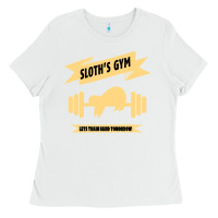 White Sloth s Gym Ladies Tee - Bettercallsaul