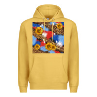 Antique Gold western 4th of july seamless pattern Premium Hoodie - BundleAndBundleShop