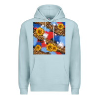 Blue Mist western 4th of july seamless pattern Premium Hoodie - BundleAndBundleShop