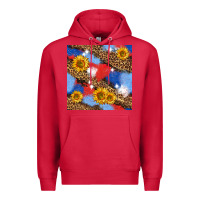 Cardinal western 4th of july seamless pattern Premium Hoodie - BundleAndBundleShop