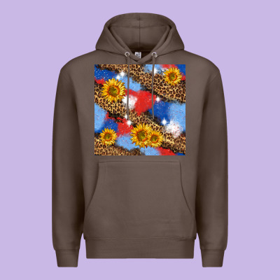 Western 4th Of July Seamless Pattern Premium Hoodie Designed By Bundleandbundleshop
