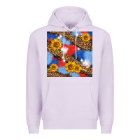 Lilac western 4th of july seamless pattern Premium Hoodie - BundleAndBundleShop