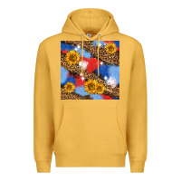 Mustard western 4th of july seamless pattern Premium Hoodie - BundleAndBundleShop