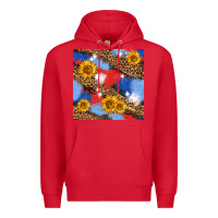 Red western 4th of july seamless pattern Premium Hoodie - BundleAndBundleShop