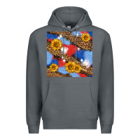 Rock western 4th of july seamless pattern Premium Hoodie - BundleAndBundleShop