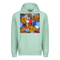 Seafoam western 4th of july seamless pattern Premium Hoodie - BundleAndBundleShop