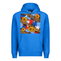 True Royal western 4th of july seamless pattern Premium Hoodie - BundleAndBundleShop