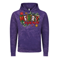 Cloud Purple merry mama Vintage Hoodie - CowGirlArtShop