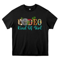 Black rodeo kind of girl Heavy Core Tee - Artiststas