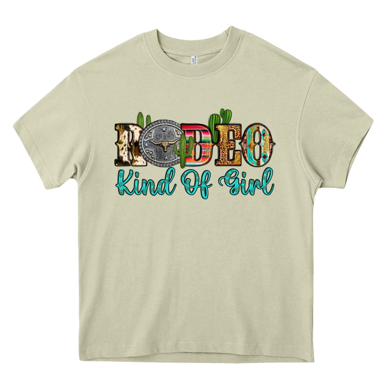 Rodeo Kind Of Girl Heavy Core Tee by Artiststas | Teevron