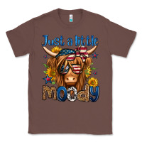 Chestnut just a little moody 4th of july long haired cow Classic Tee - Jasminsmagicworld