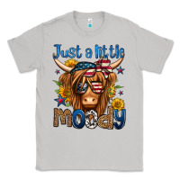 Moon Dust just a little moody 4th of july long haired cow Classic Tee - Jasminsmagicworld