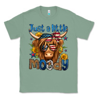 Sage just a little moody 4th of july long haired cow Classic Tee - Jasminsmagicworld