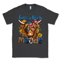 Smoke just a little moody 4th of july long haired cow Classic Tee - Jasminsmagicworld