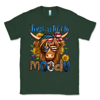Sports Green just a little moody 4th of july long haired cow Classic Tee - Jasminsmagicworld