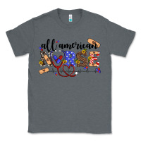 Charcoal Heather all american nurse Classic Tee - Artiststas