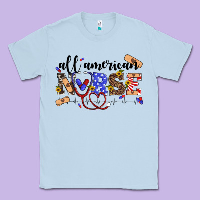 All American Nurse Classic Tee Designed By Artiststas