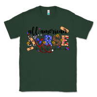 Sports Green all american nurse Classic Tee - Artiststas