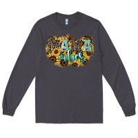 Smoke Mama vibes leopard mother's day Long Sleeve Tee - HowdyJamesFarm