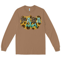 Toasted Coconut Mama vibes leopard mother's day Long Sleeve Tee - HowdyJamesFarm