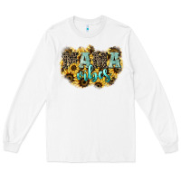 White Mama vibes leopard mother's day Long Sleeve Tee - HowdyJamesFarm