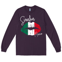 Ggt Travel Souvenir Style Sinaloa Mx Flag Lips Long Sleeve Tee | Teevron