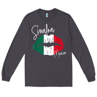 Smoke GGT Travel Souvenir Style SINALOA MX Flag Lips Long Sleeve Tee - trangStudio