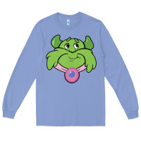 Colony Blue Candy Land Halloween Plumpy Big Face Long Sleeve Tee - trangStudio