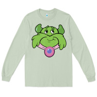 Matcha Candy Land Halloween Plumpy Big Face Long Sleeve Tee - trangStudio
