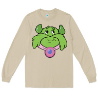 Mushroom Candy Land Halloween Plumpy Big Face Long Sleeve Tee - trangStudio