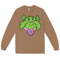 Candy Land Halloween Plumpy Big Face Long Sleeve Tee | Teevron
