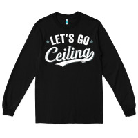 Black Lets Go Ceiling Fan Halloween Long Sleeve Tee - trangStudio