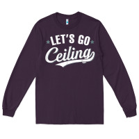 Plum Lets Go Ceiling Fan Halloween Long Sleeve Tee - trangStudio