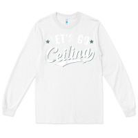 White Lets Go Ceiling Fan Halloween Long Sleeve Tee - trangStudio