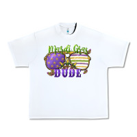 White mardi gras dude Urban Heavy Tee - CowGirlArtShop