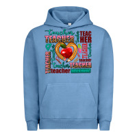 Pigment Pebble Blue teacher Urban Hoodie - AdoDesignShop