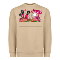 Mushroom Hair Stylist Your Textt Heavyweight Sweatshirt - CowhideDigitalArt