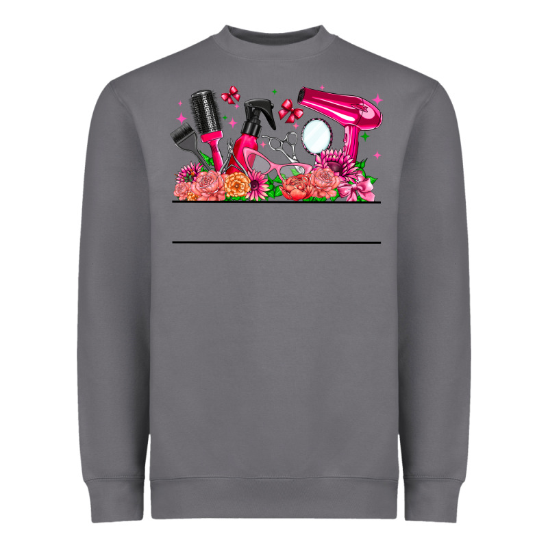 Hair Stylist Your Textt Heavyweight Sweatshirt by CowhideDigitalArt | Teevron